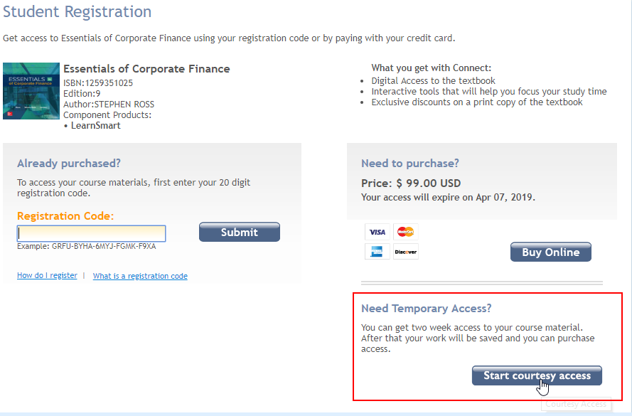 register new code mcgraw hill connect